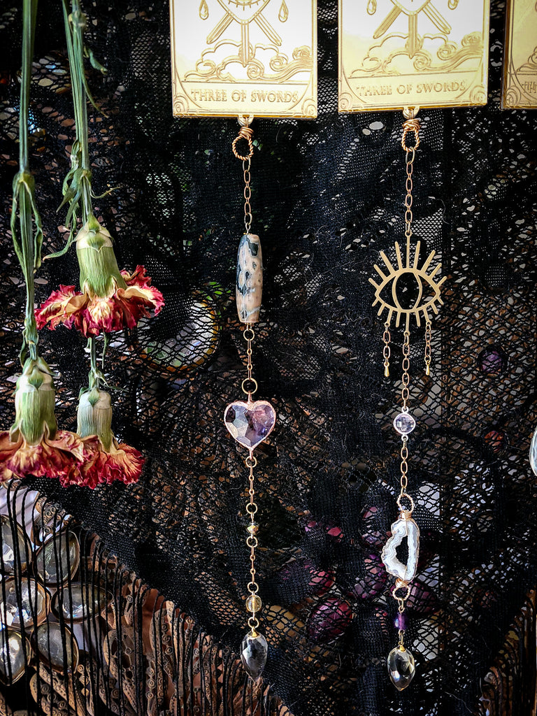 Three of Swords Tarot Card Suncatchers