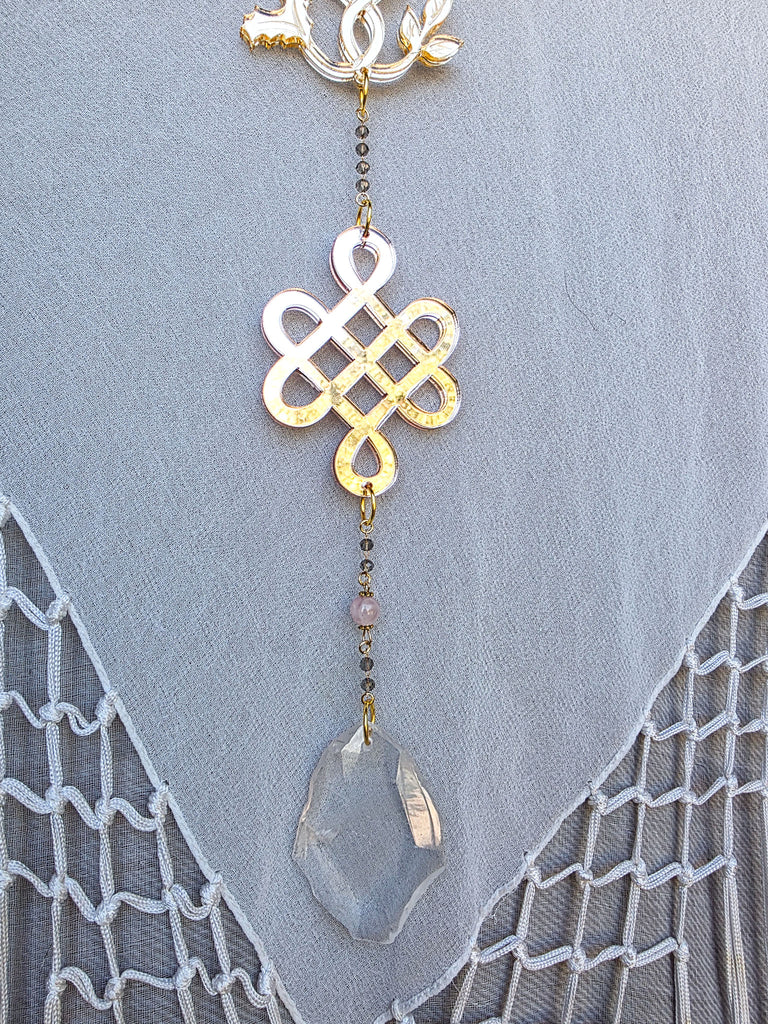 Rose and Thistle Suncatcher