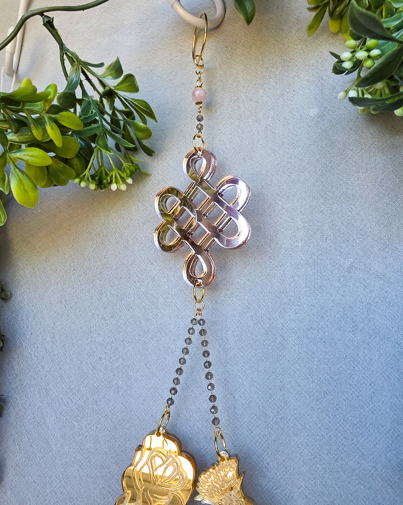 Rose and Thistle Suncatcher