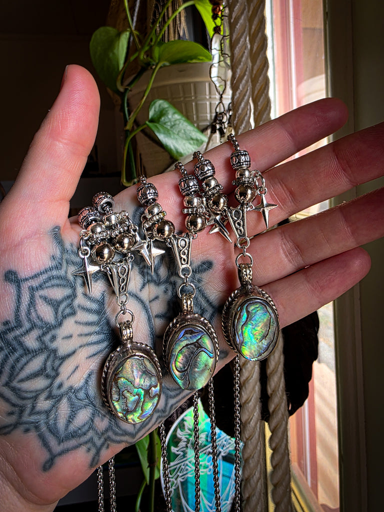 Abalone Shell Starshine Amulet Necklaces