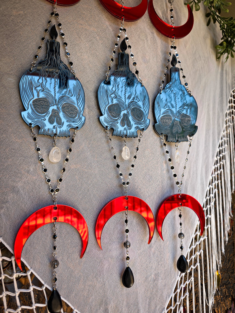 Black Skull Eclipse Suncatcher - Pre Order