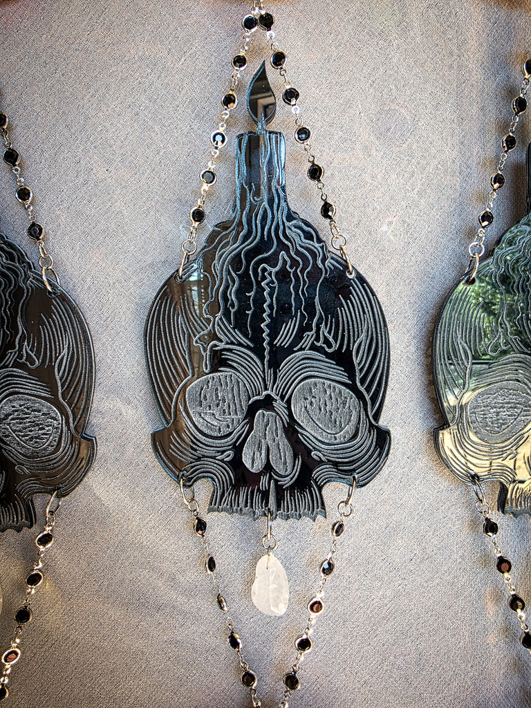 Black Skull Eclipse Suncatcher - Pre Order