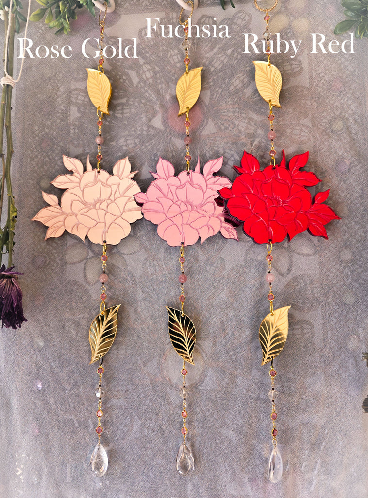 Sweet Rose Bud Suncatchers