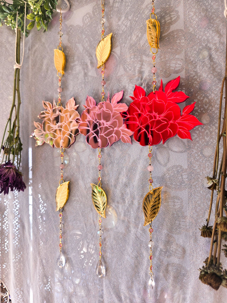 Sweet Rose Bud Suncatchers