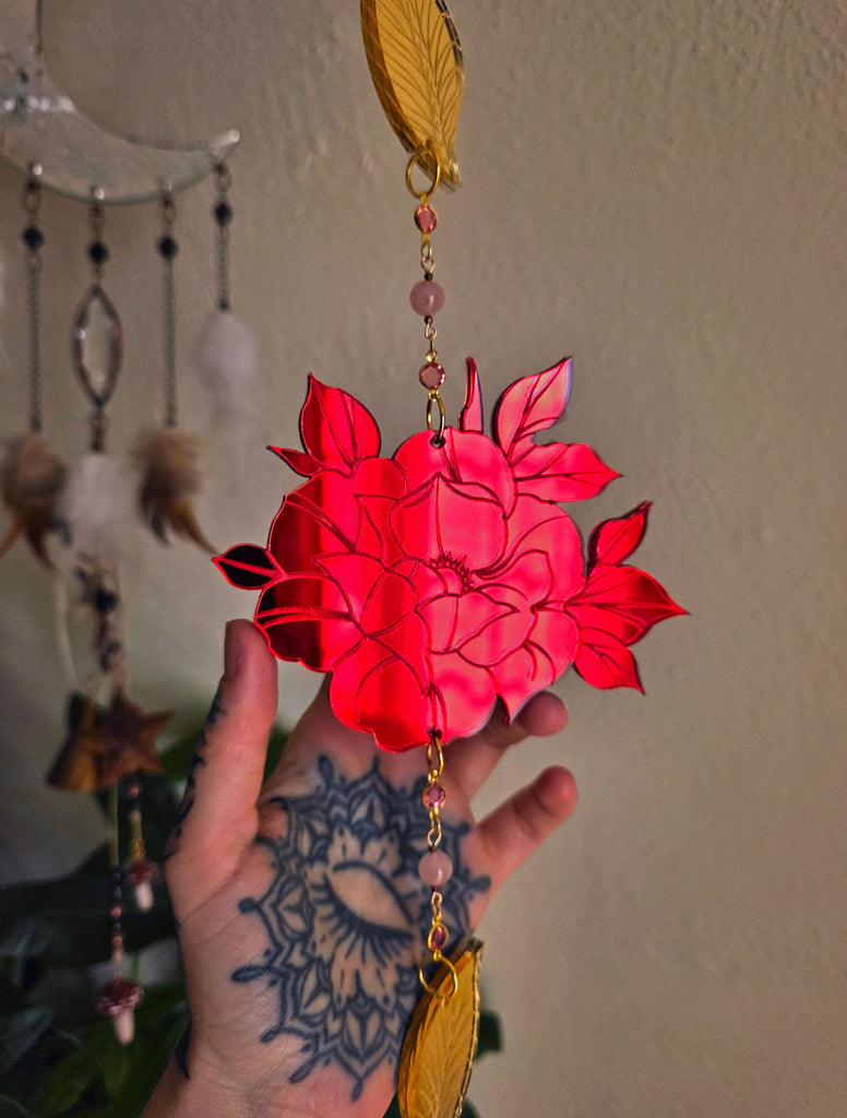 Sweet Rose Bud Suncatchers