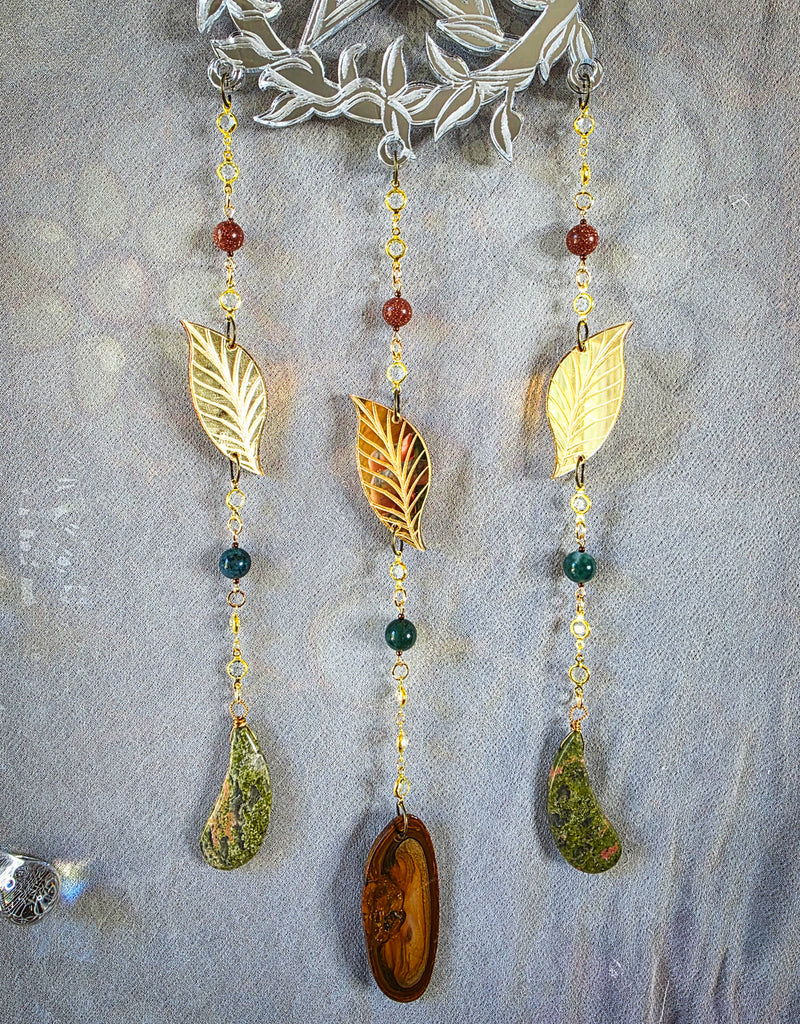 Pentacle Star Wreath Suncatcher