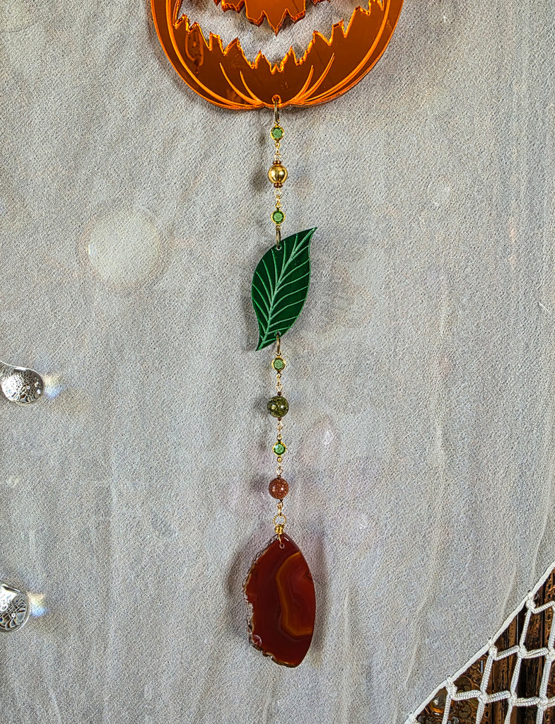 Hallows Eve Jack-O-Lantern Suncatcher