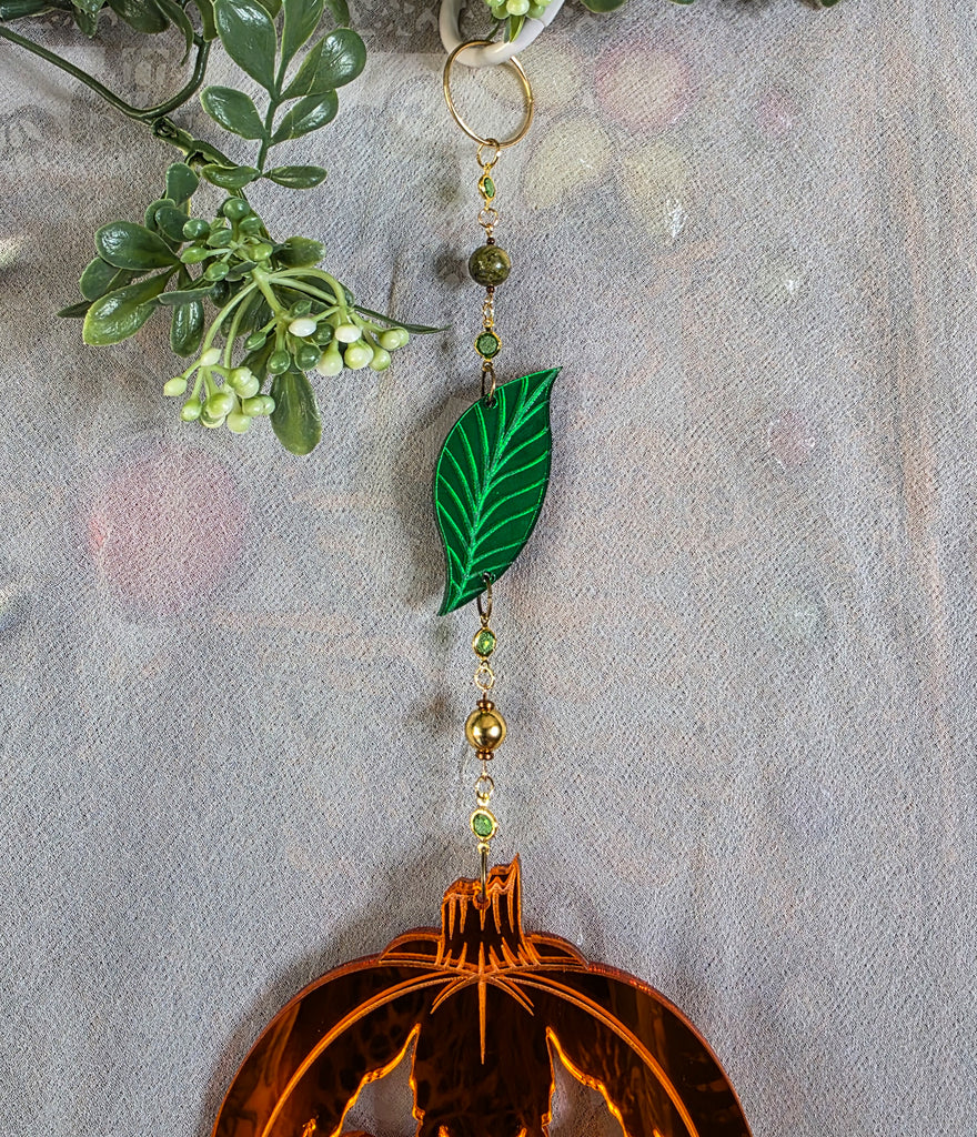 Hallows Eve Jack-O-Lantern Suncatcher