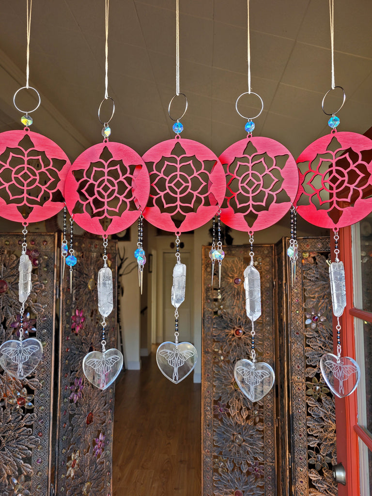Floral Luna Crystal Sun Catchers