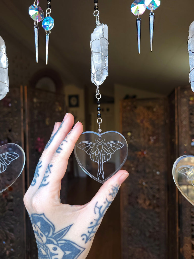Floral Luna Crystal Sun Catchers