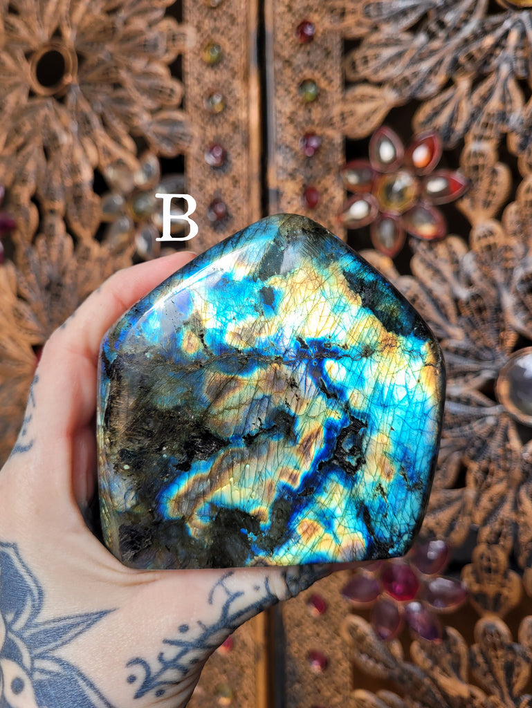 Labradorite Polished Free Form Crystals