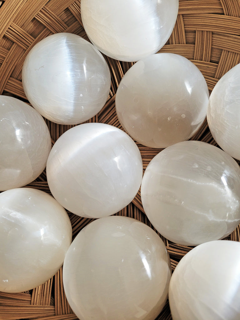 Selenite Crystal Sphere