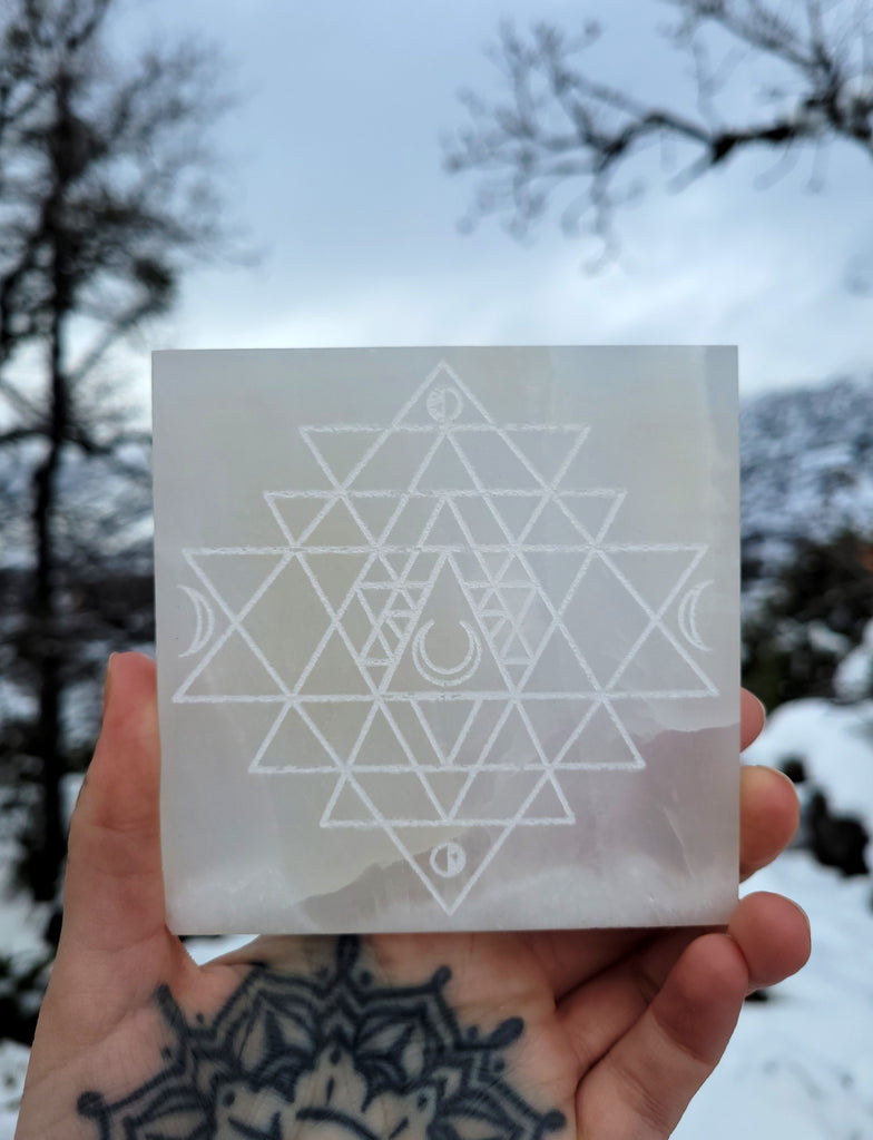 White Onyx Engraved Tiles