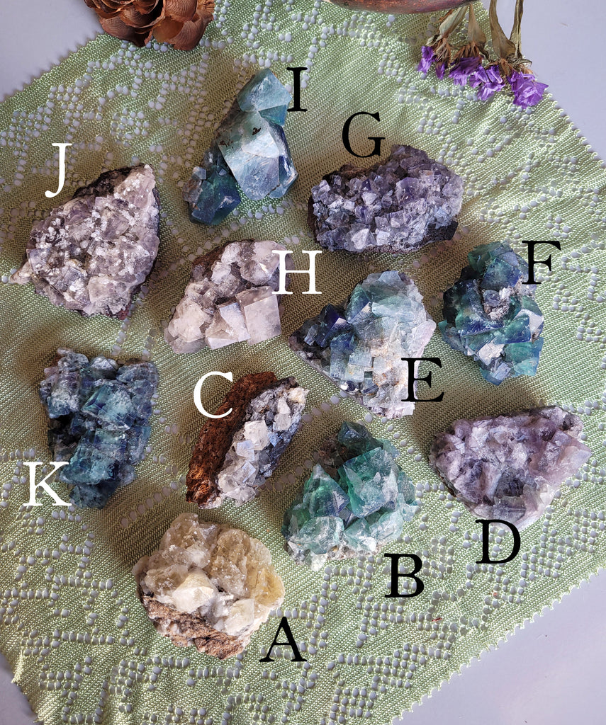 English Fluorite Crystals