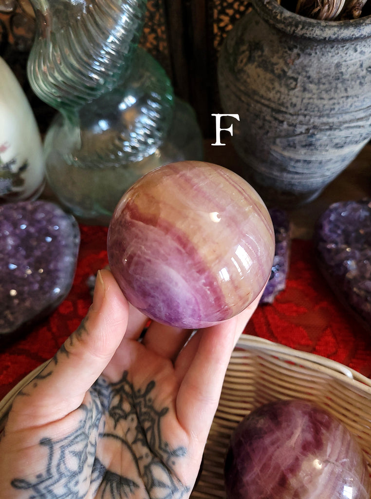 Fluorite Crystal Spheres