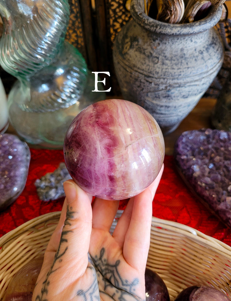Fluorite Crystal Spheres