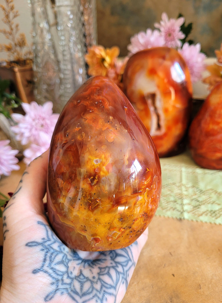 Carnelian Polished Free Form Crystals