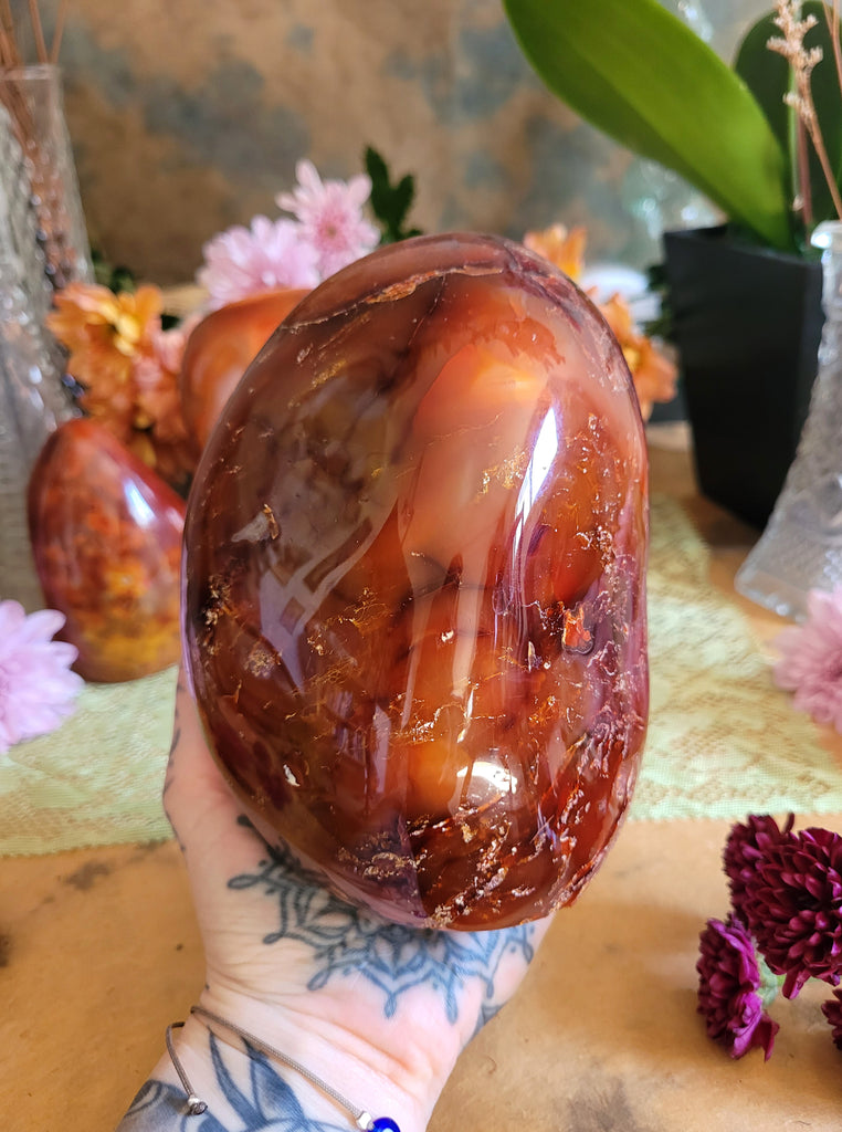 Carnelian Polished Free Form Crystals
