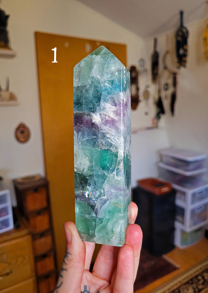 Fluorite Crystal Towers