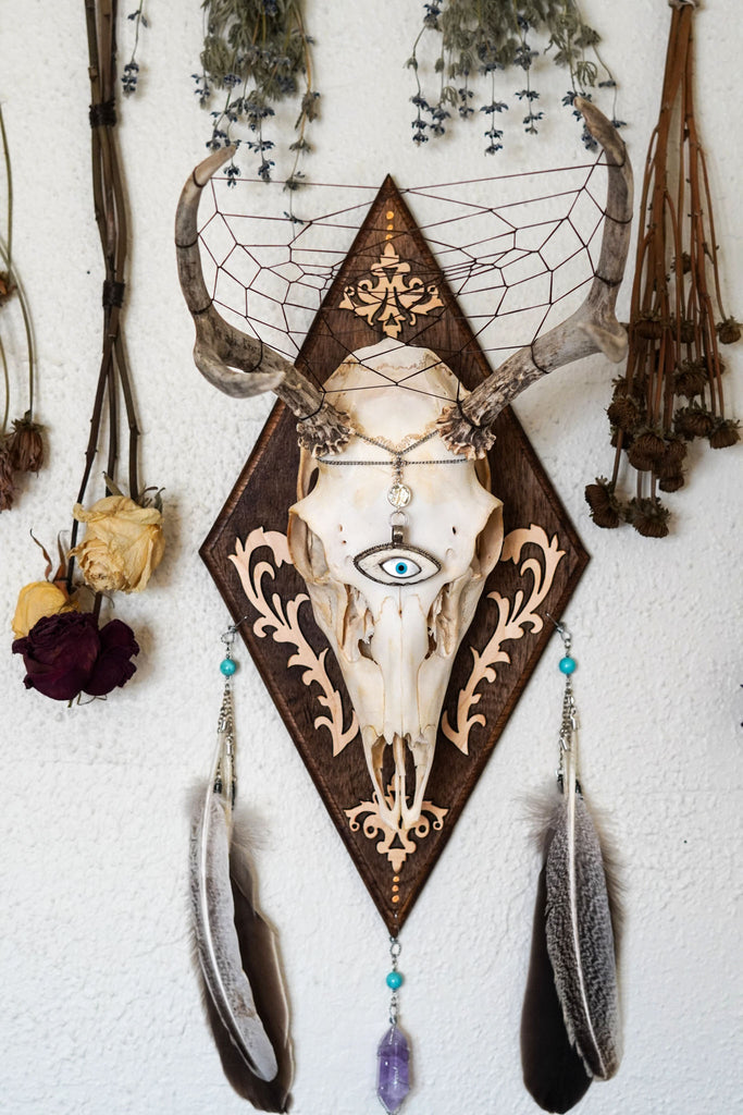 Theia Large Deer Skull Mount