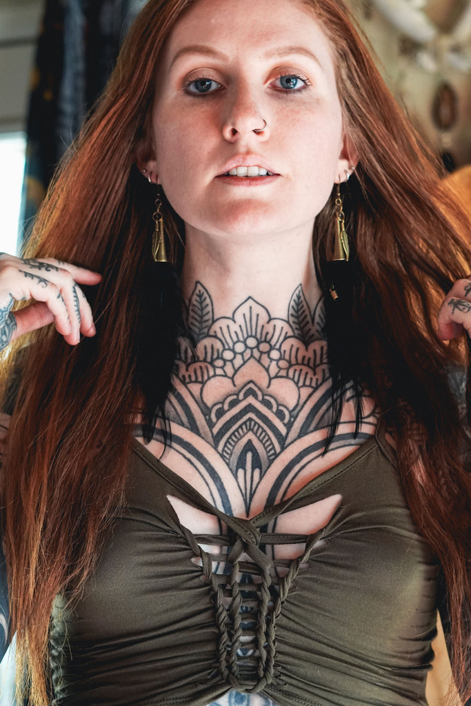 Midnight Black Feather Earrings
