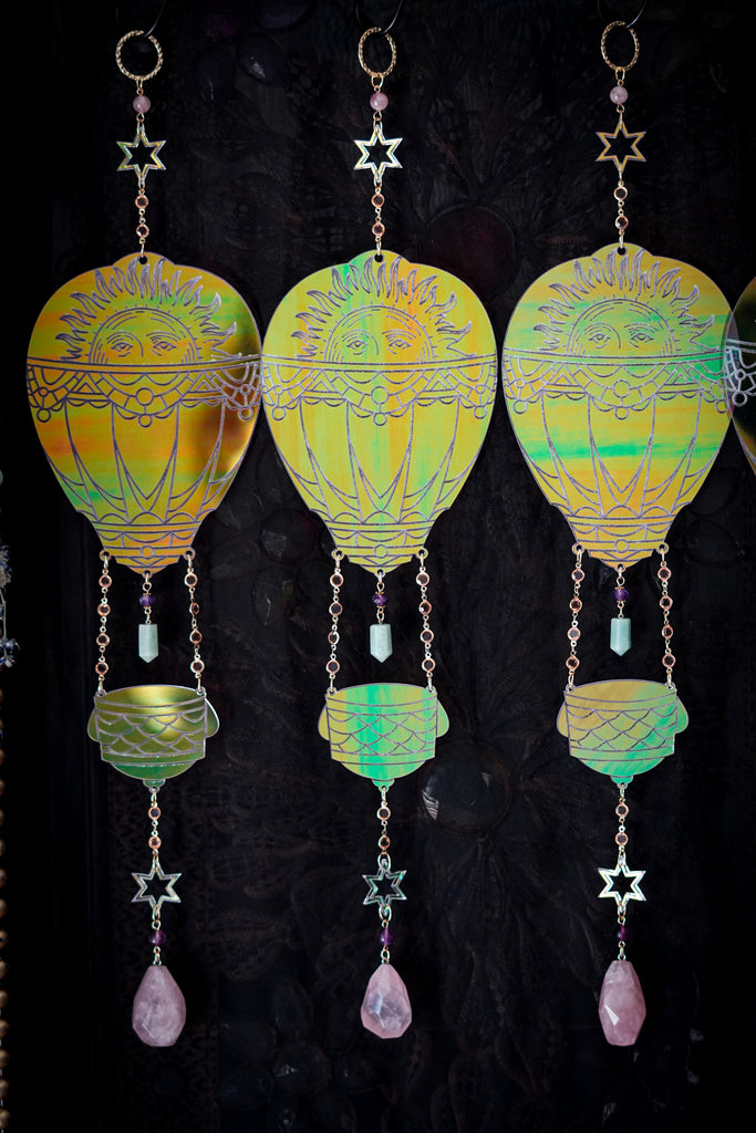Iridescent Hot Air Balloon Suncatcher
