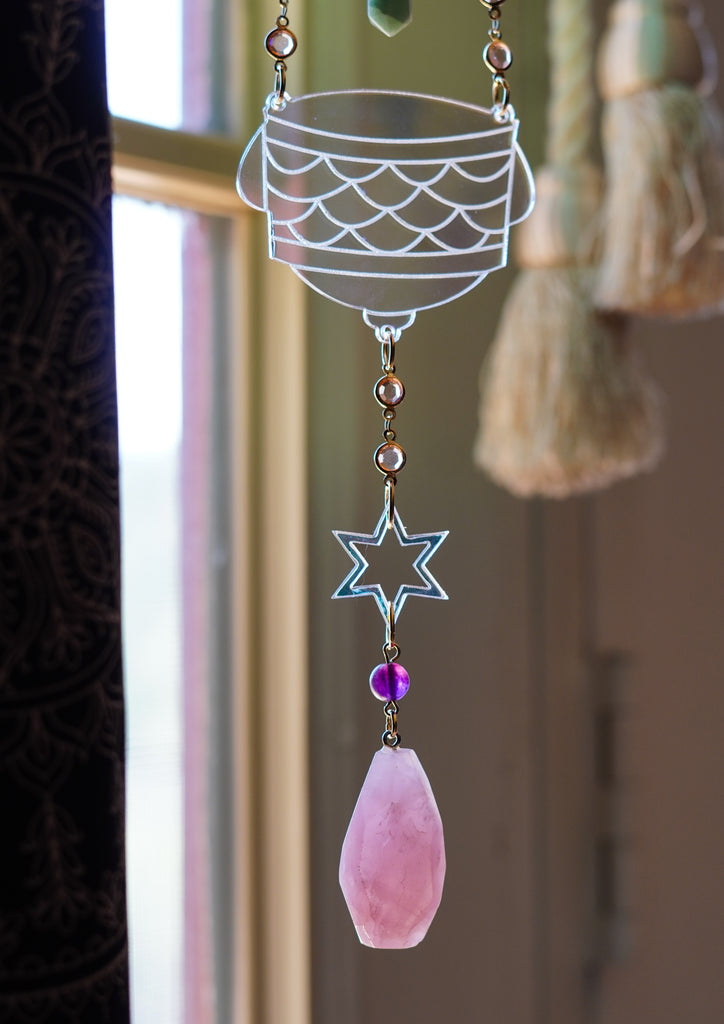 Iridescent Hot Air Balloon Suncatcher
