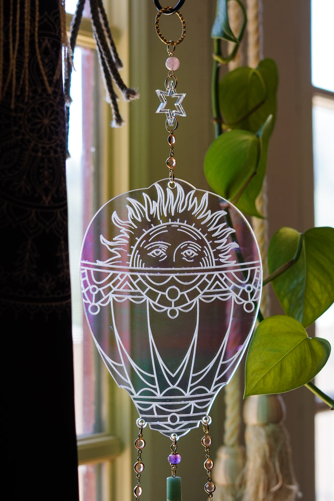Iridescent Hot Air Balloon Suncatcher
