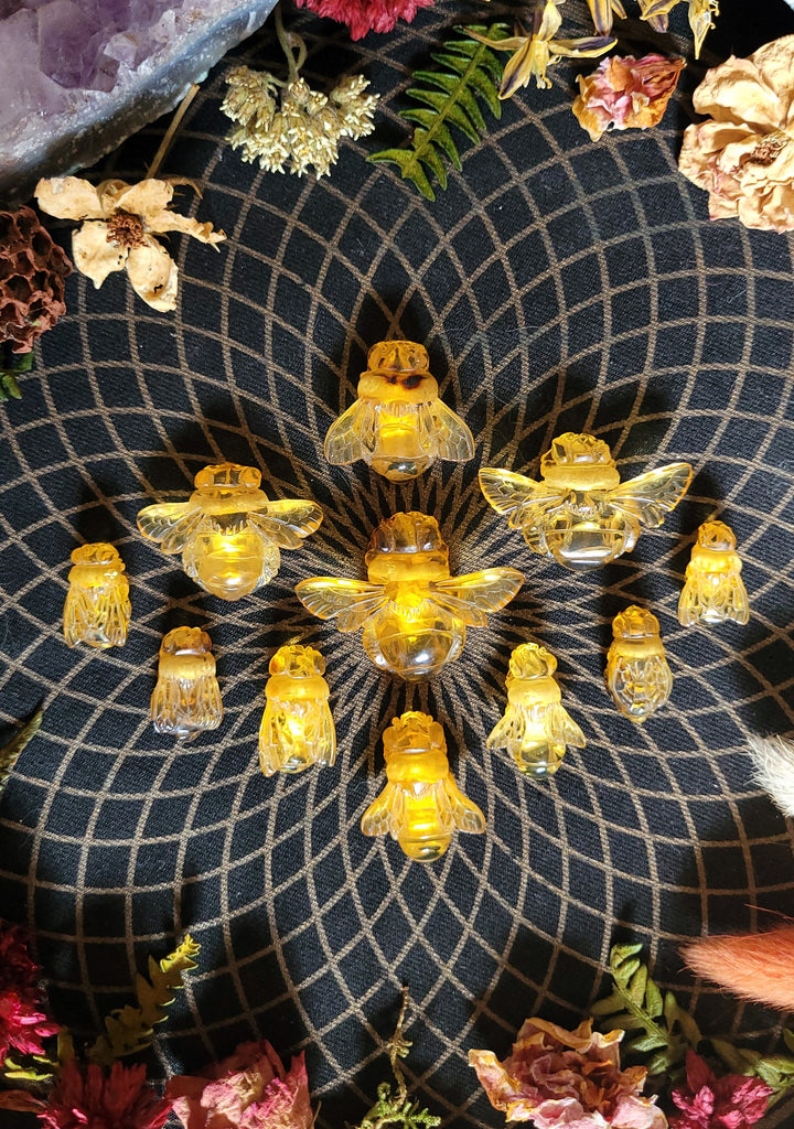 Chiapas Amber Bee Necklace