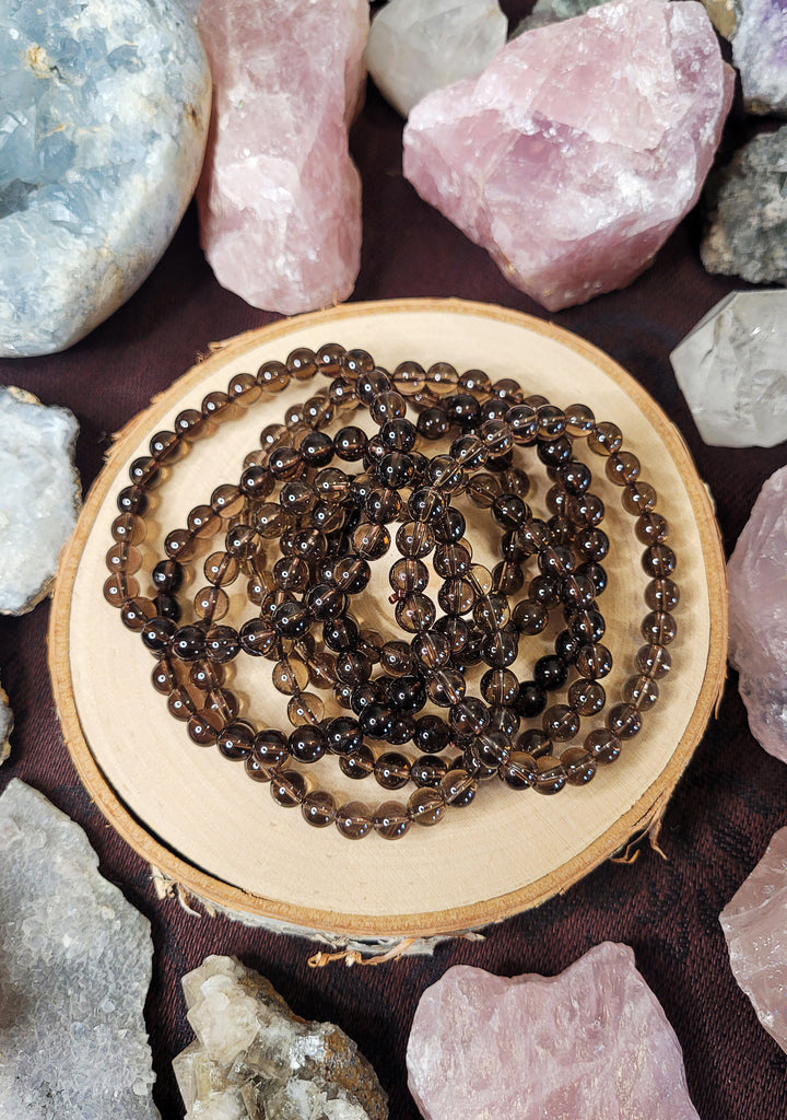 Smokey Quartz Crystal Bracelet