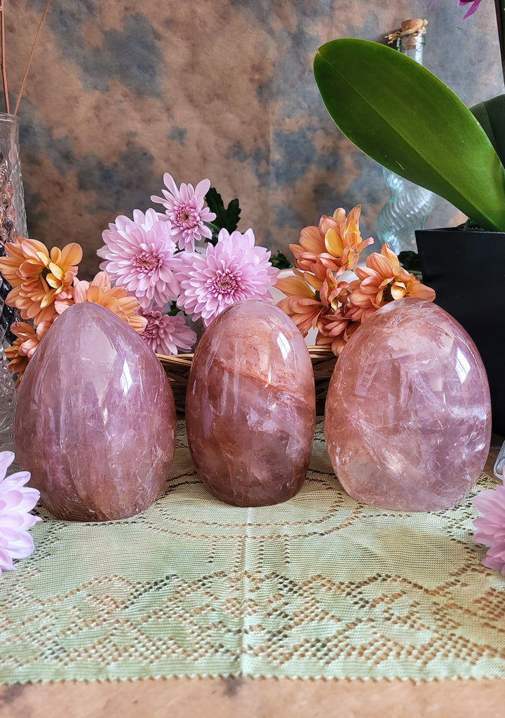 Hematoid Quartz Polished Free Form Crystals