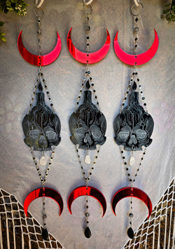 Black Skull Eclipse Suncatcher - Pre Order