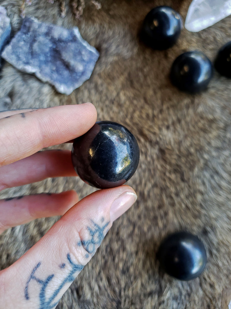 Shungite Crystal Spheres