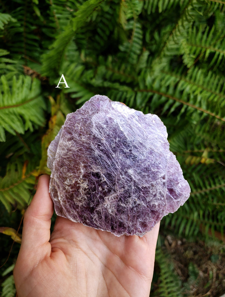 Lepidolite Crystal Slabs