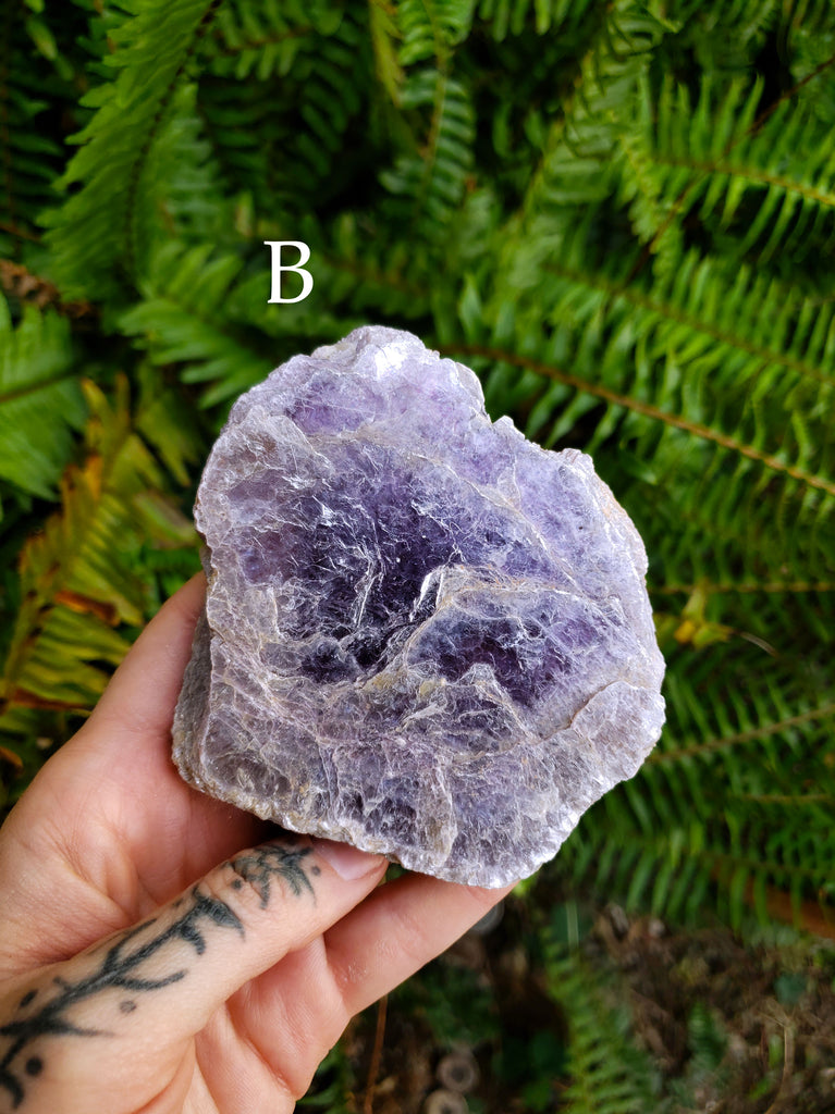 Lepidolite Crystal Slabs