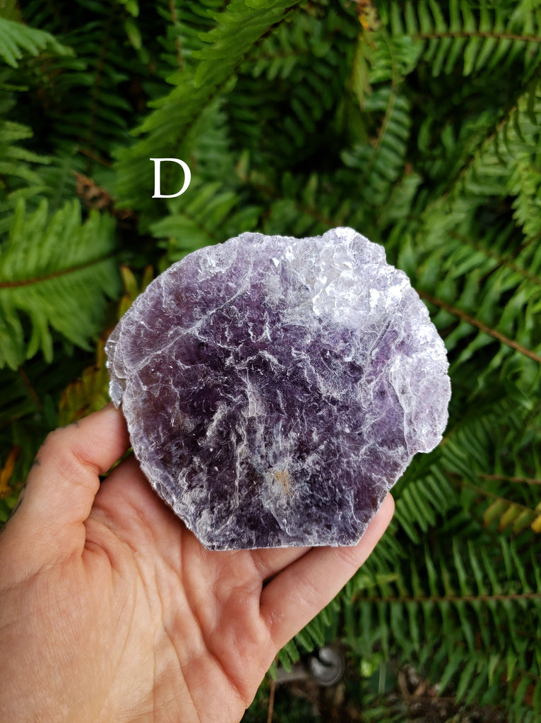 Lepidolite Crystal Slabs