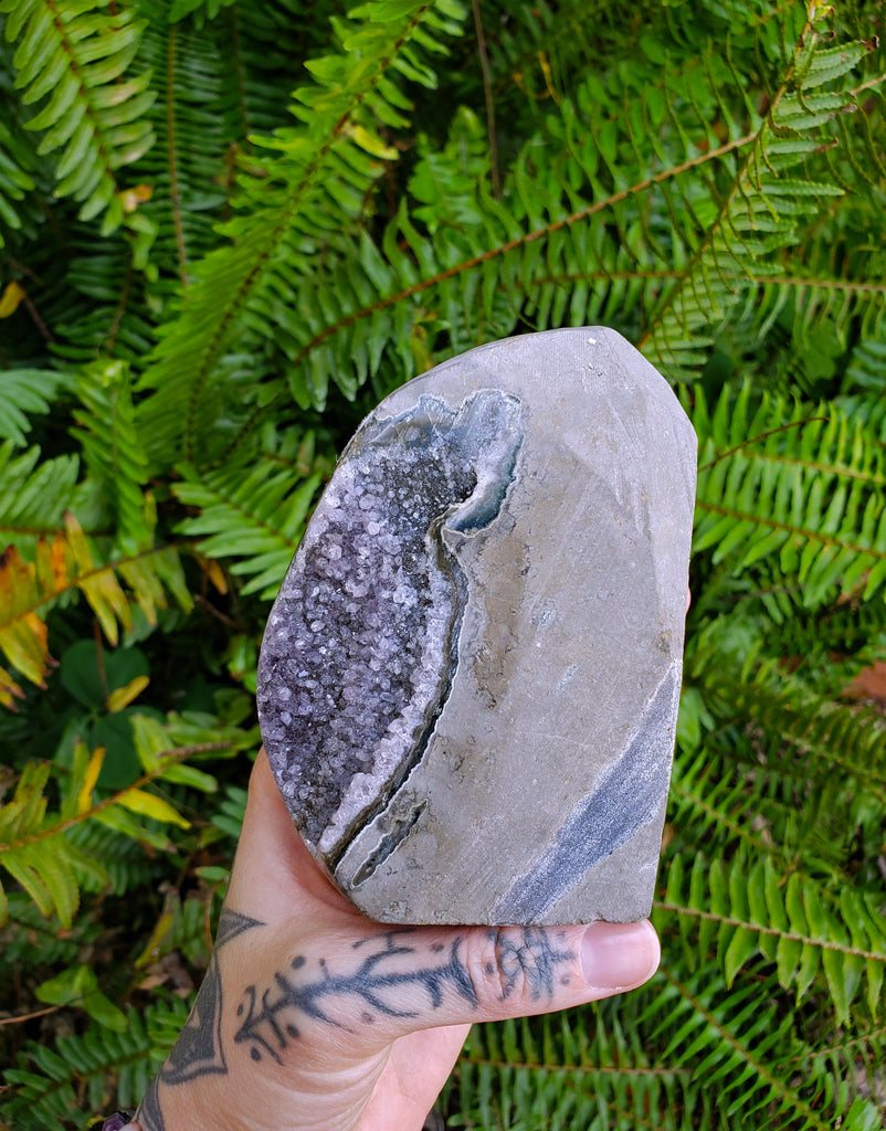 Amethyst Natural Cut Free Form - 01
