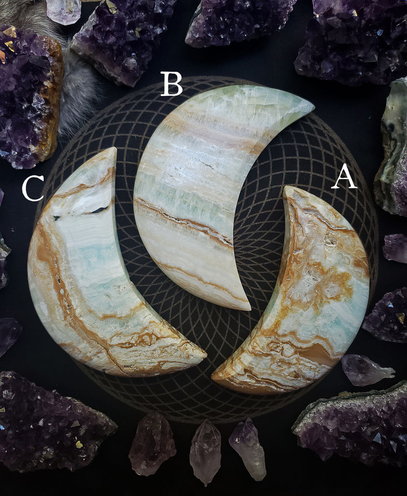 Caribbean Calcite Crescent Moons