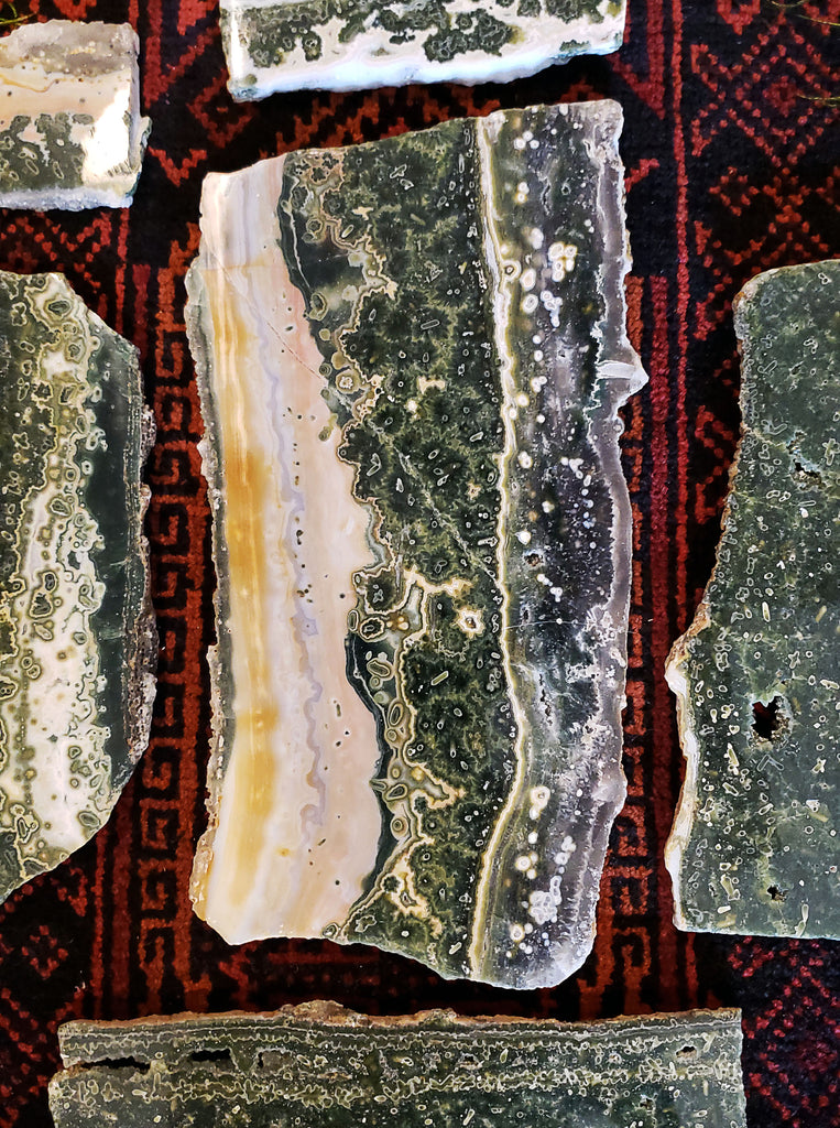 Ocean Jasper Crystal Slabs
