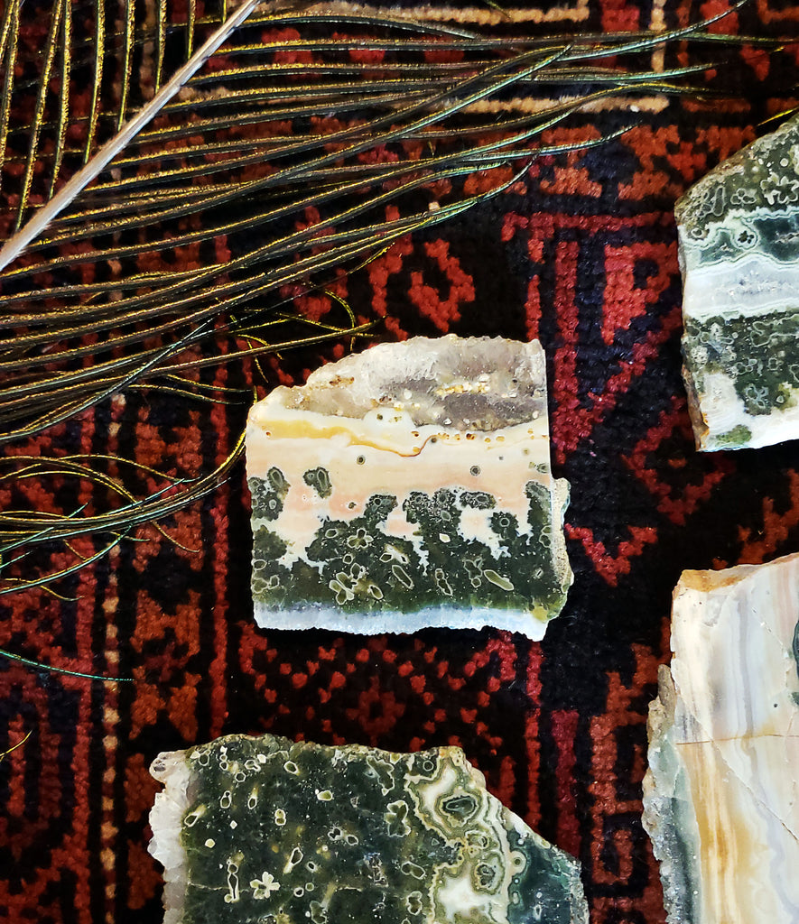 Ocean Jasper Crystal Slabs