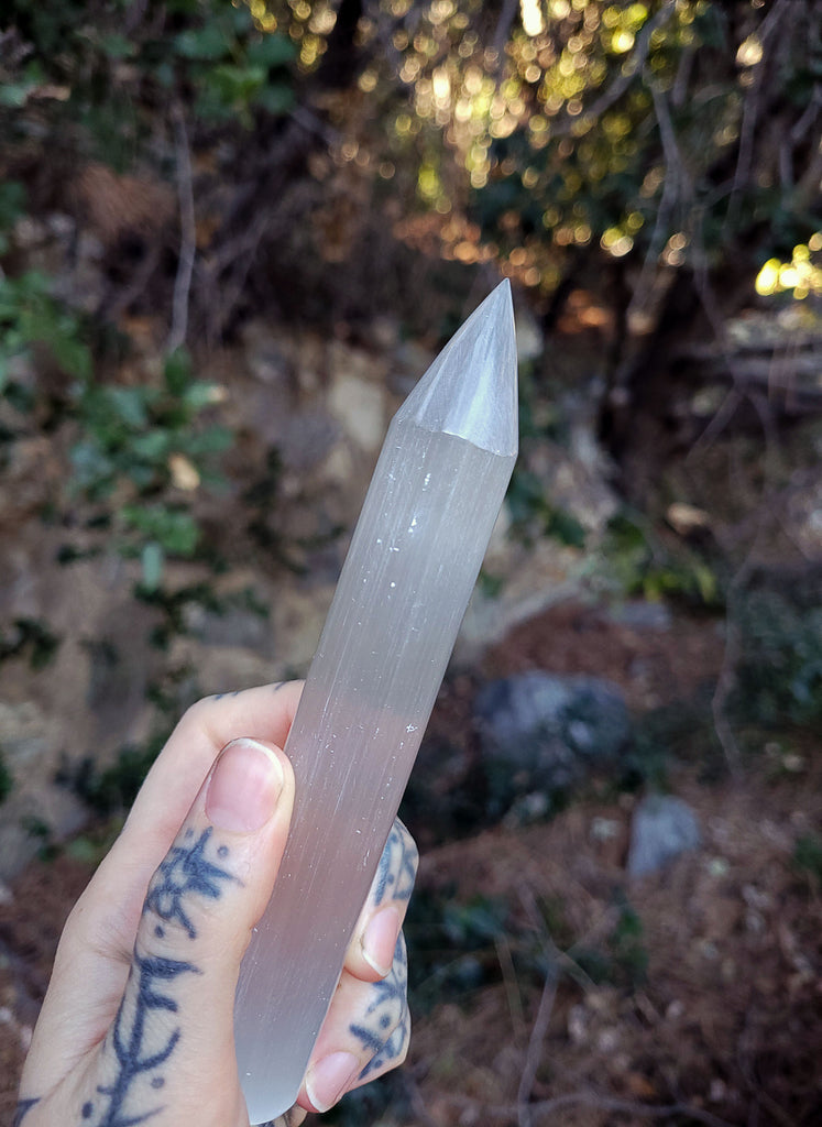 Selenite Crystal Wand