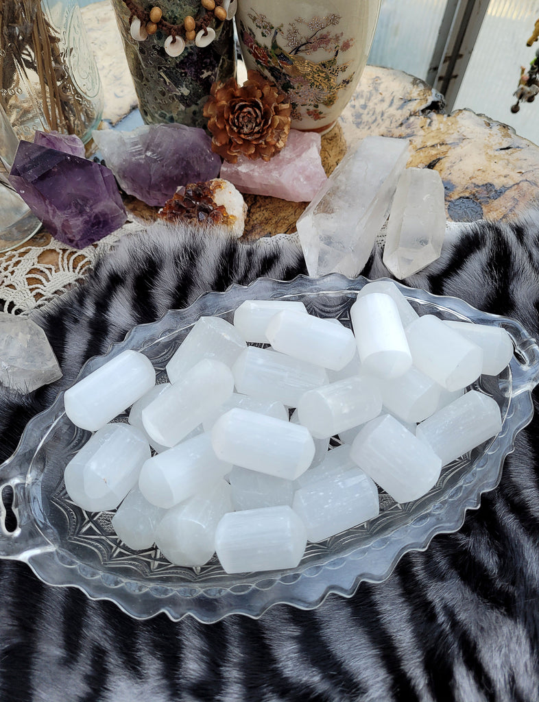 Selenite Crystal Tumbled