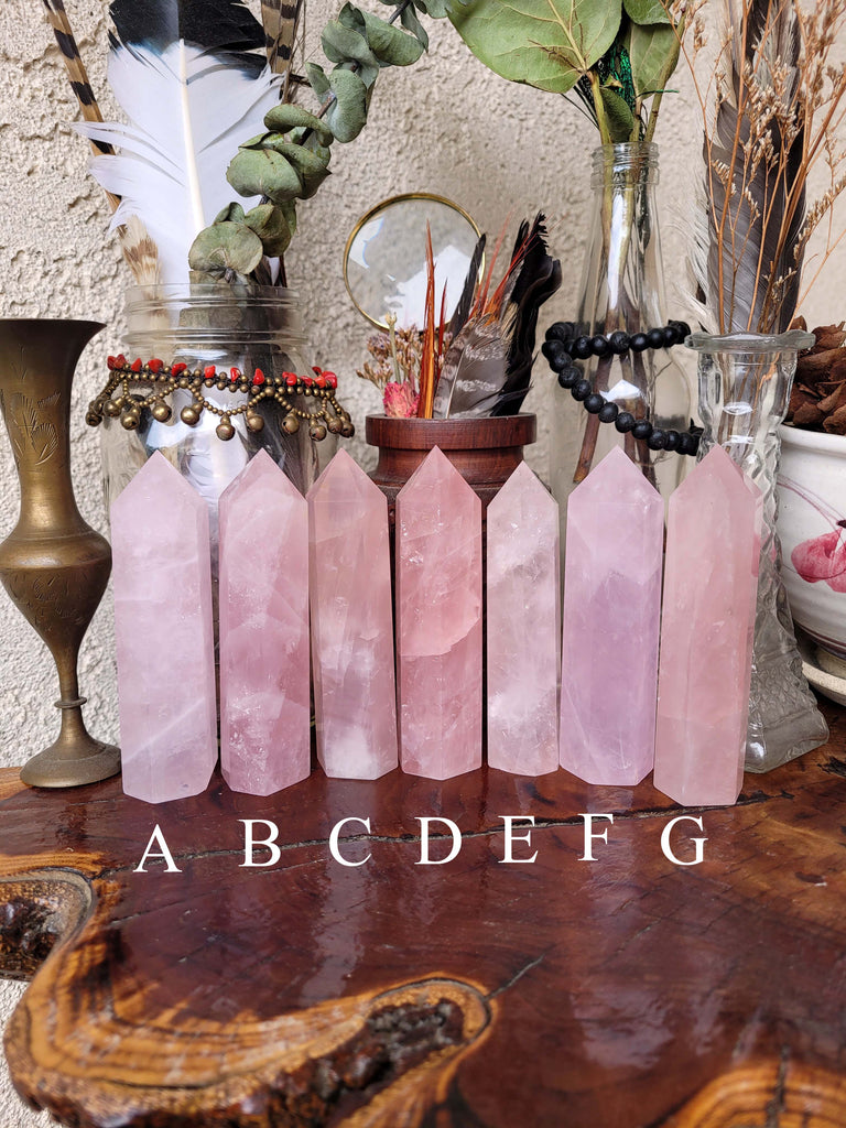 Rose Quartz Polished Crystal Towers