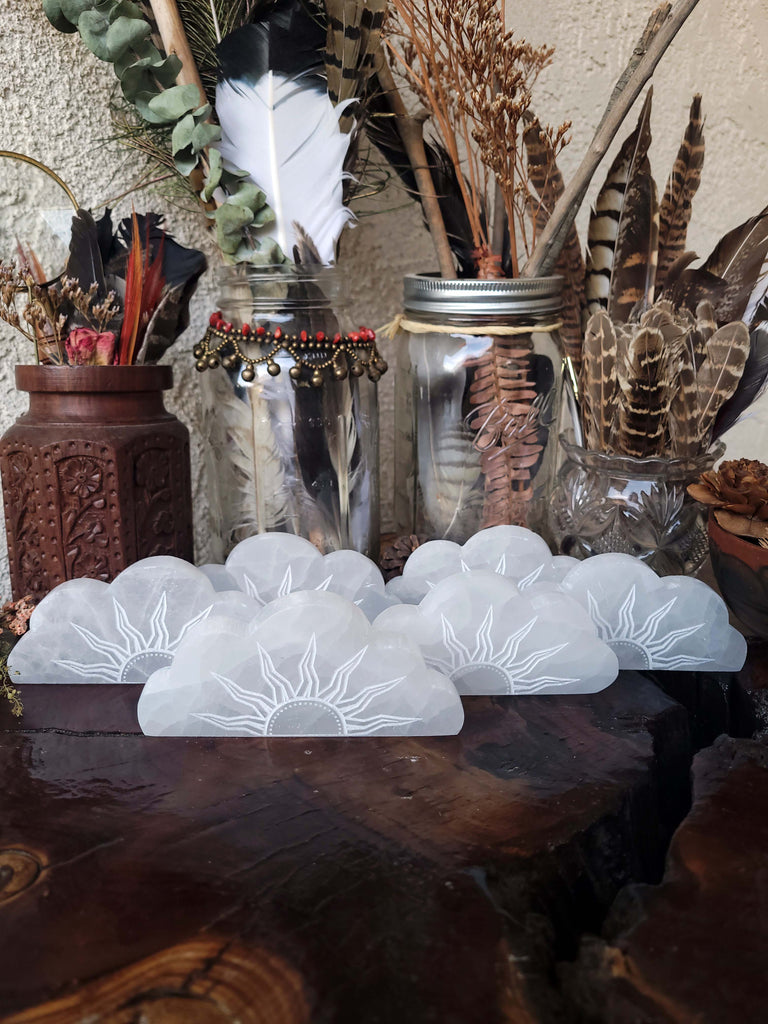 Selenite Sunshine Cloud Crystals
