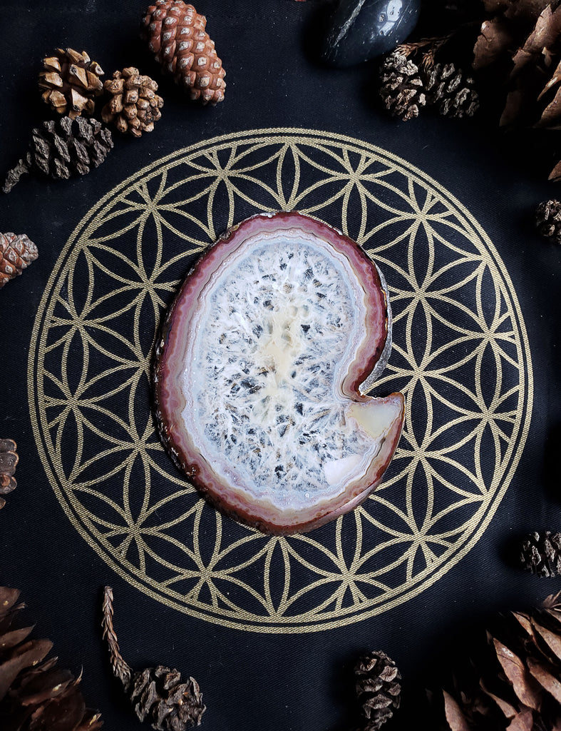Agate Crystal Slice - 02