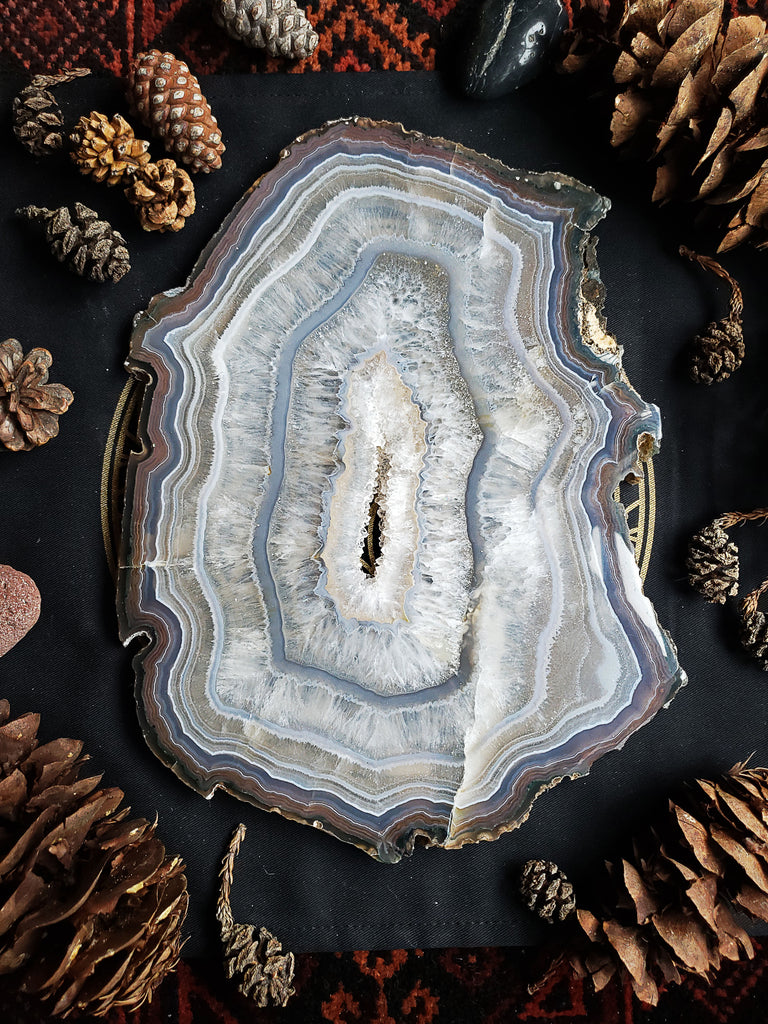Agate Crystal Slice - 01