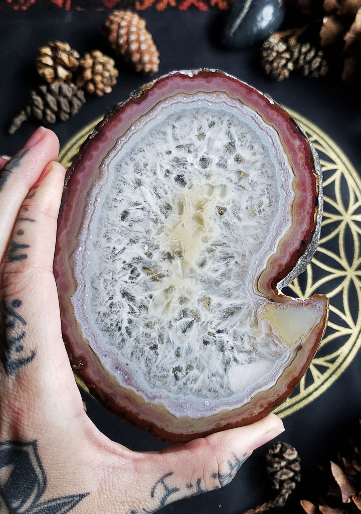 Agate Crystal Slice - 02