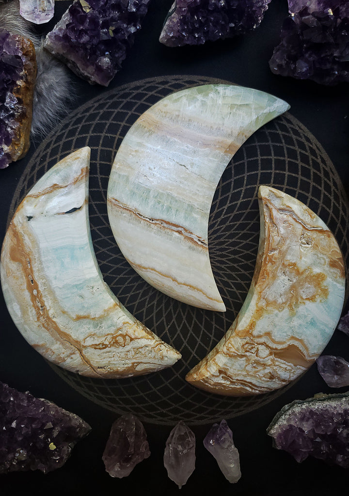 Caribbean Calcite Crescent Moons