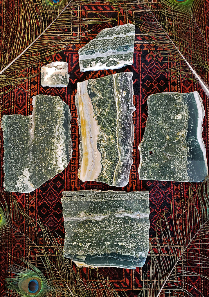 Ocean Jasper Crystal Slabs