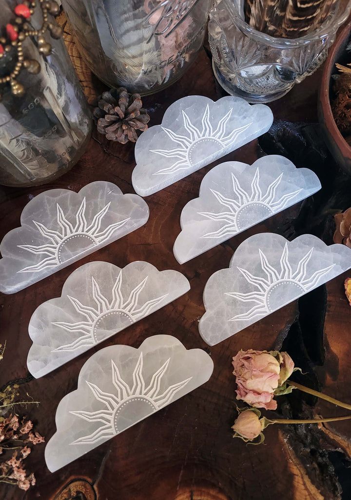 Selenite Sunshine Cloud Crystals